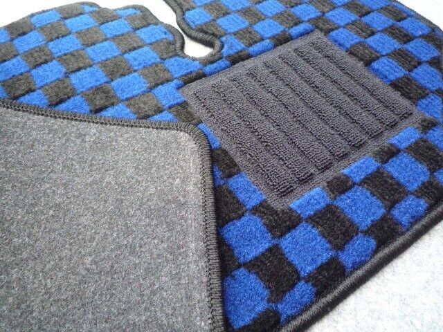 Sambar Truck JDM KS3 KS4 Floor Mat Check Blue 92-93 Front 1 piece