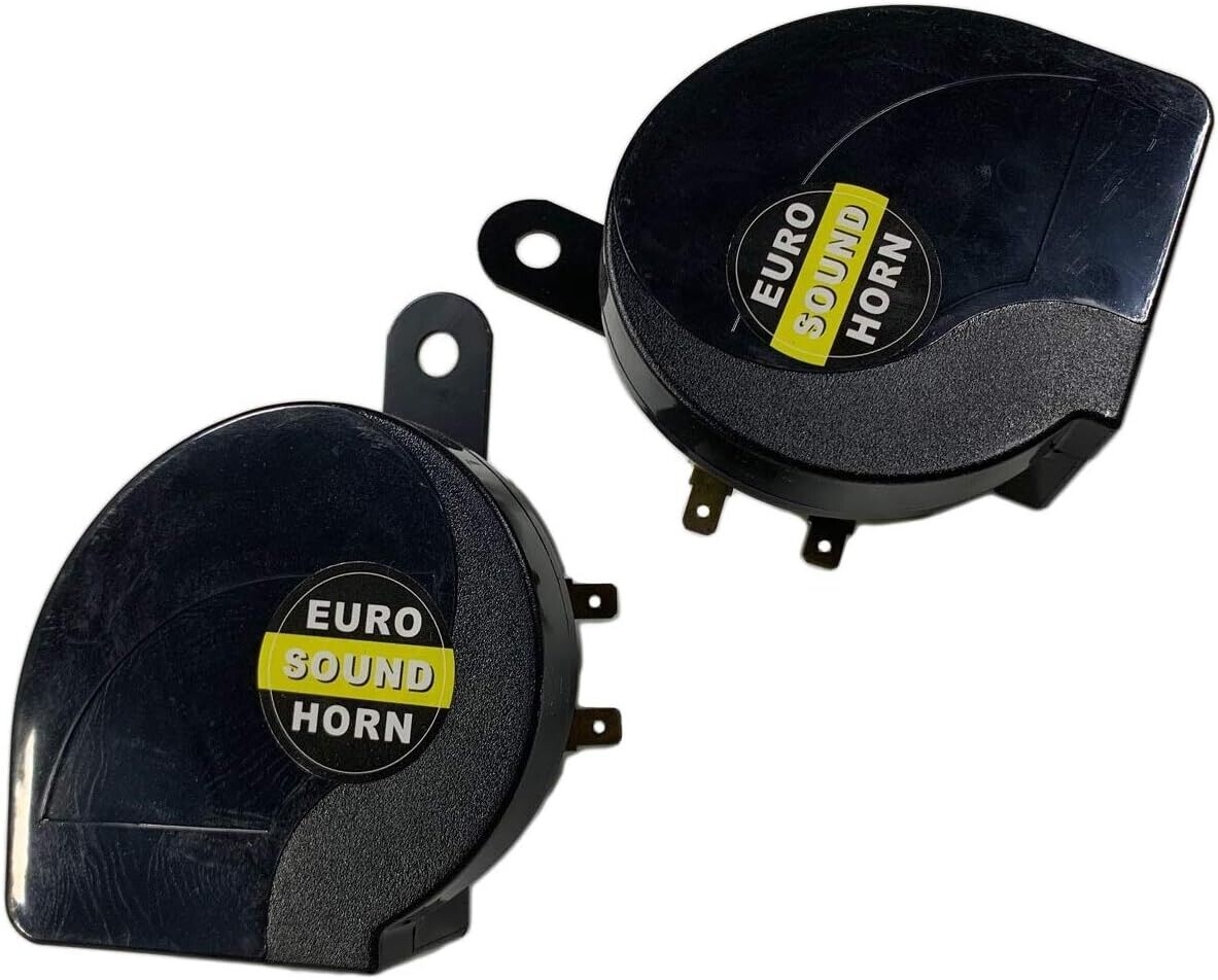 Suzuki CARRY JDM DA16T Horn Set of 2 Black EURU SOUND HORN