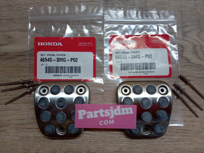 HONDA Integra JDM DC5 RSX Accord Civic Brake Clutch Pedal Pads 46545-SMG-P02 x2