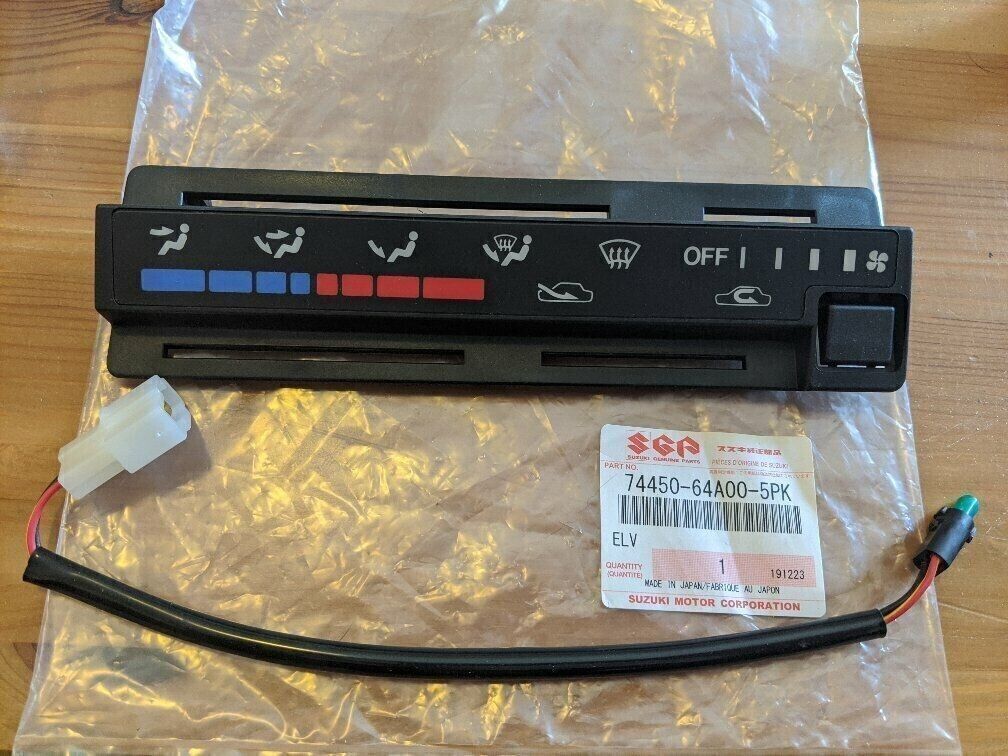 Suzuki Genuine JDM A/C Heater Control Panel Dash 74450-64A00-5PK