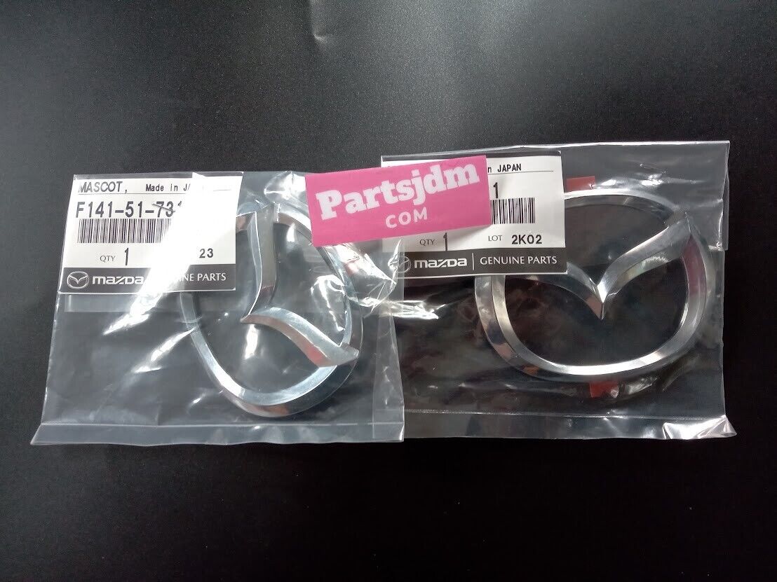 Genuine Mazda JDM RX-7 FD3S Front Rear Emblem Set Badge Ornament Front Rear