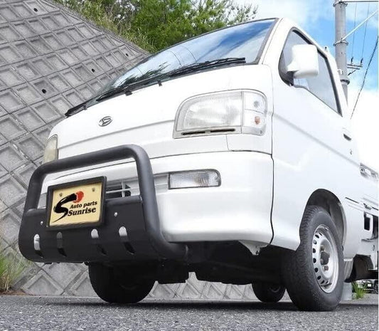 Hijet Truck JDM Hijet Jumbo S200P S210P Pipe Grille Guard Front Guard Black