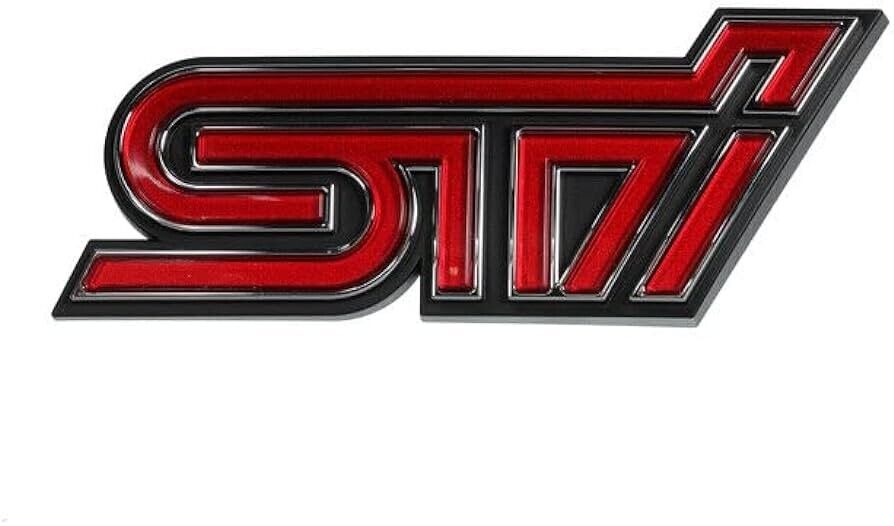 SUBARU GENUINE JDM OEM IMPREZA STI WRX 11-14 FRONT GRILLE NAMEPLATE 93013FG070