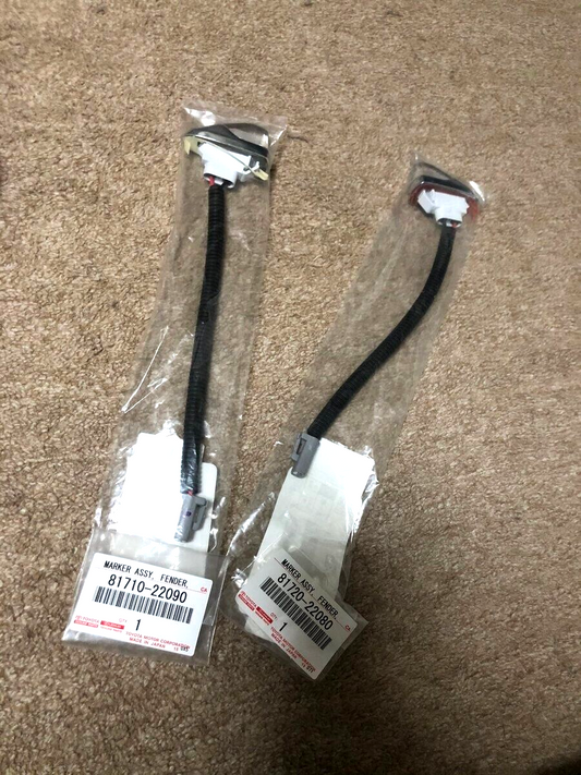 Toyota Genuine JDM Mark II Cresta JZX100 Fender Marker Lamp Unit Left Right Pairs