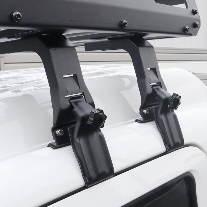 Sambar Truck JDM S500J S510J High Roof Black Roof Rack Assembly-type