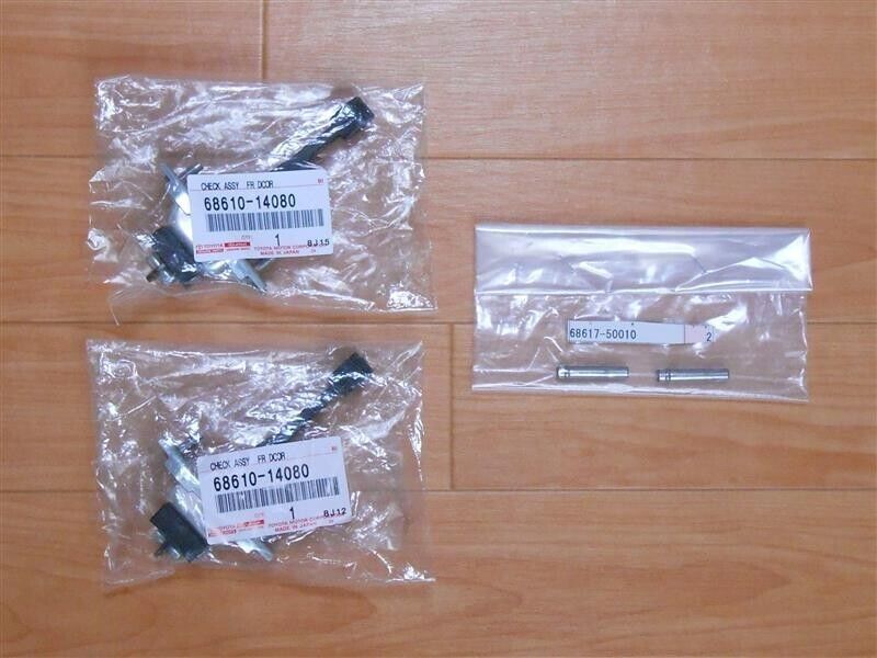 TOYOTA Genuine JDM SUPRA JZA80 MK4 Front Door Check Stopper & Pin Right Left Set OEM