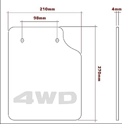 Suzuki DA63T JDM DA65T Carry Light Trucks Mud Flaps Black Material Dedicated Design