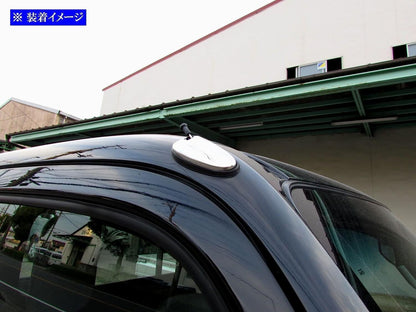 For HONDA JDM ACTY TRUCK HA8 HA9 Antenna cover Mirror surface stainless steel