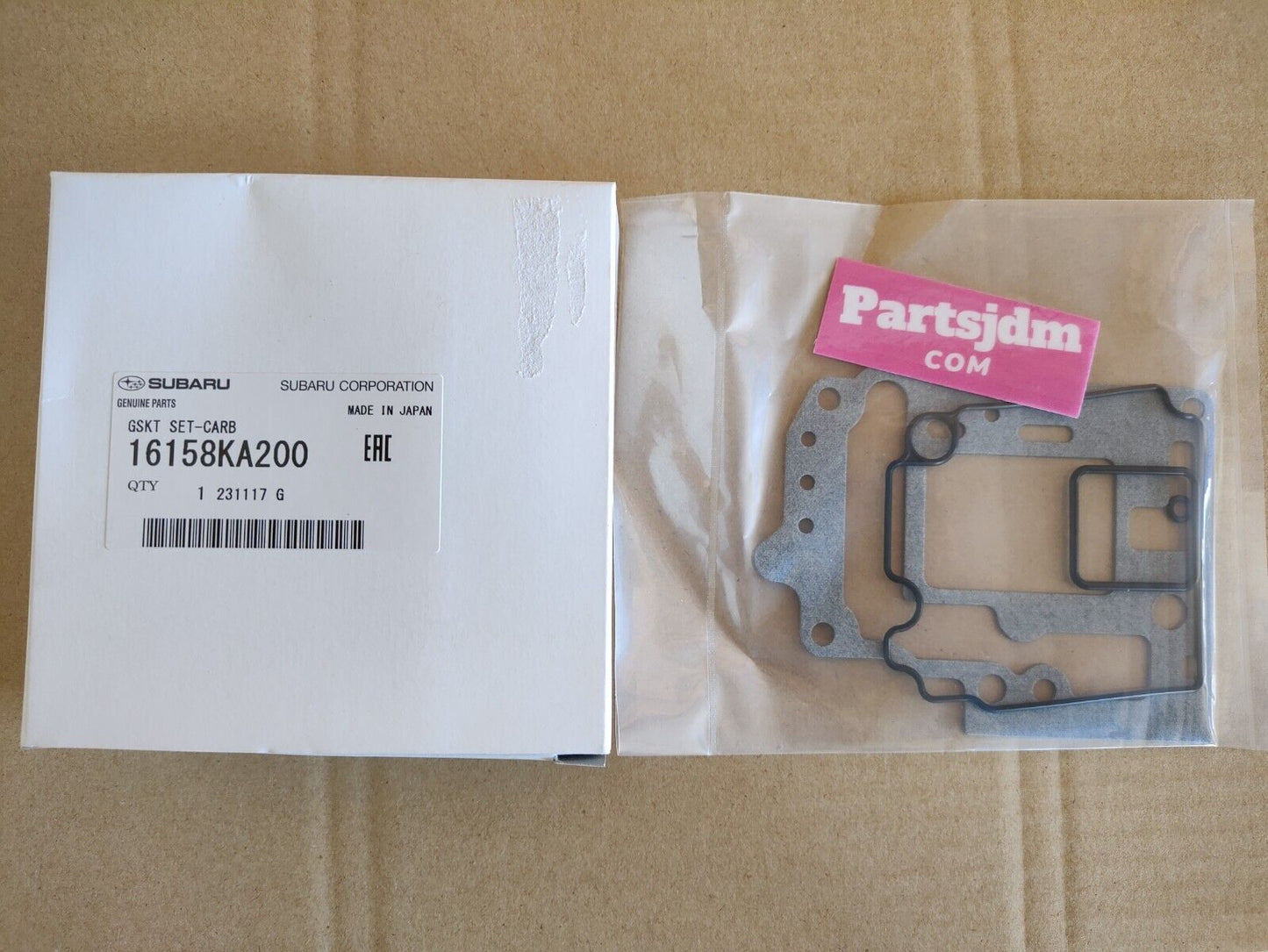 SUBARU Genuine JDM parts Sambar Dias Van Gasket Set Carburetor 16158KA200 KS3 KS4