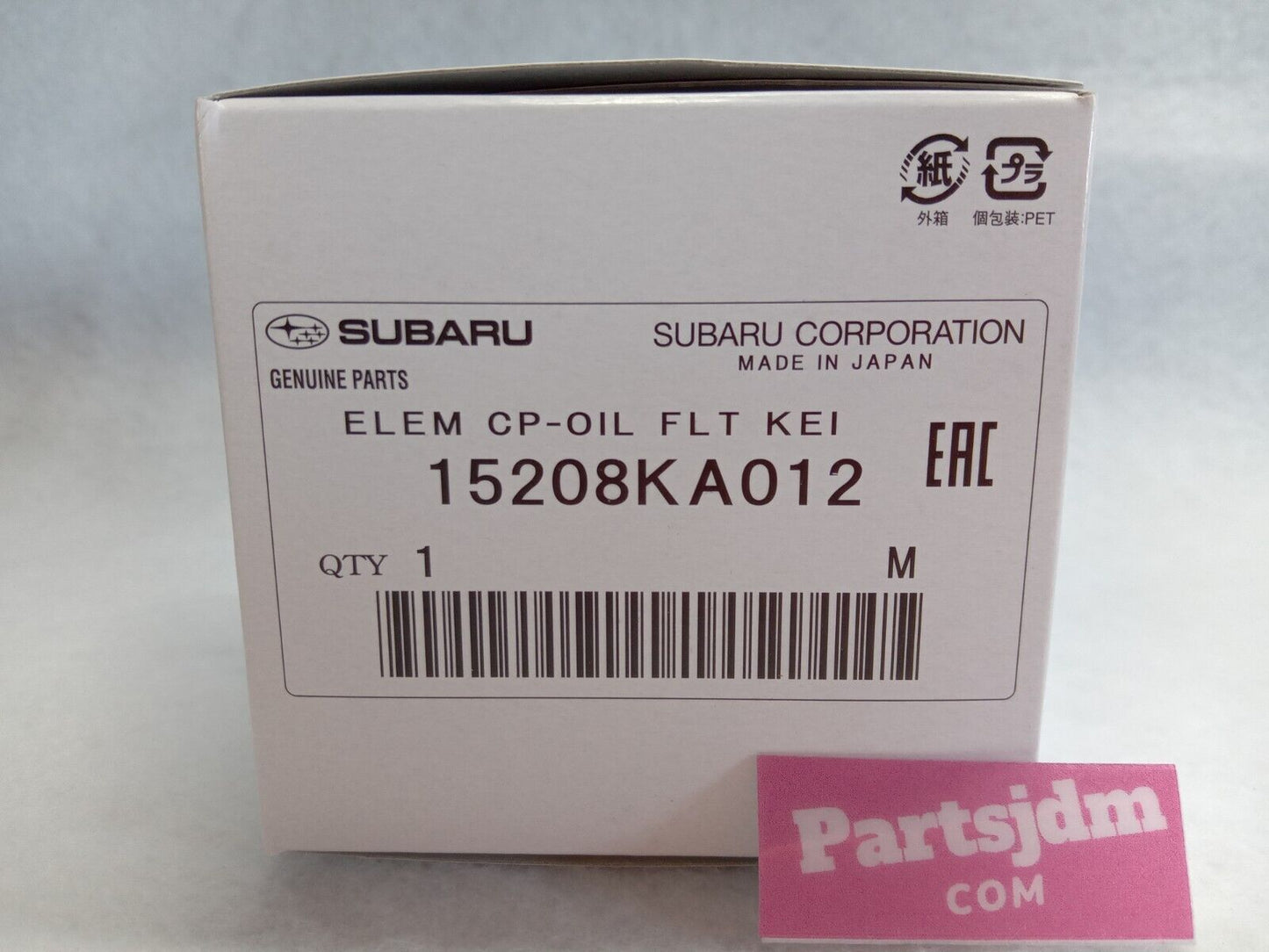 Subaru Genuine JDM Parts Oil Filter Complete 15208KA012 Sambar Pleo Tracking Num