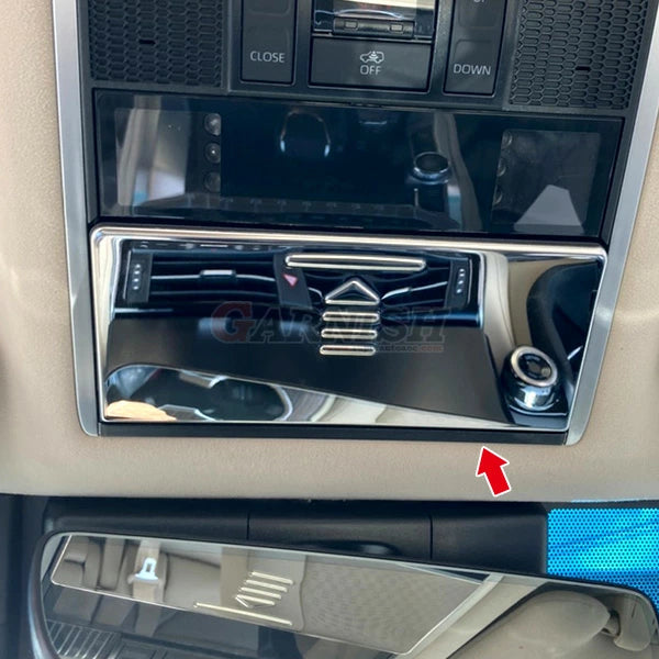 SUS304 Stainless Steel Interior Room Lamp Cover Mirror Finish Fits TOYOTA Land Cruiser 300