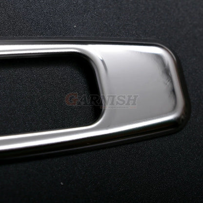SUS304 Stainless Steel Sunroof Handle Cover Mirror Finish Silver Fits Toyota Land Cruiser LC300
