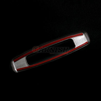 SUS304 Stainless Steel Sunroof Handle Cover Mirror Finish Silver Fits Toyota Land Cruiser LC300