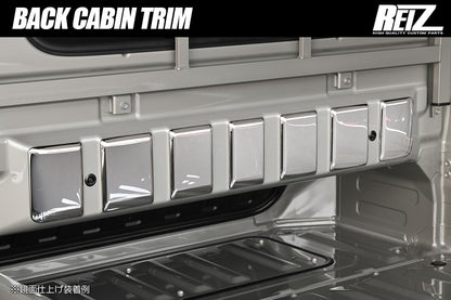 DA16T Super Carry Back Cabin Trim 7-Piece Set Chrome Mirror Finish