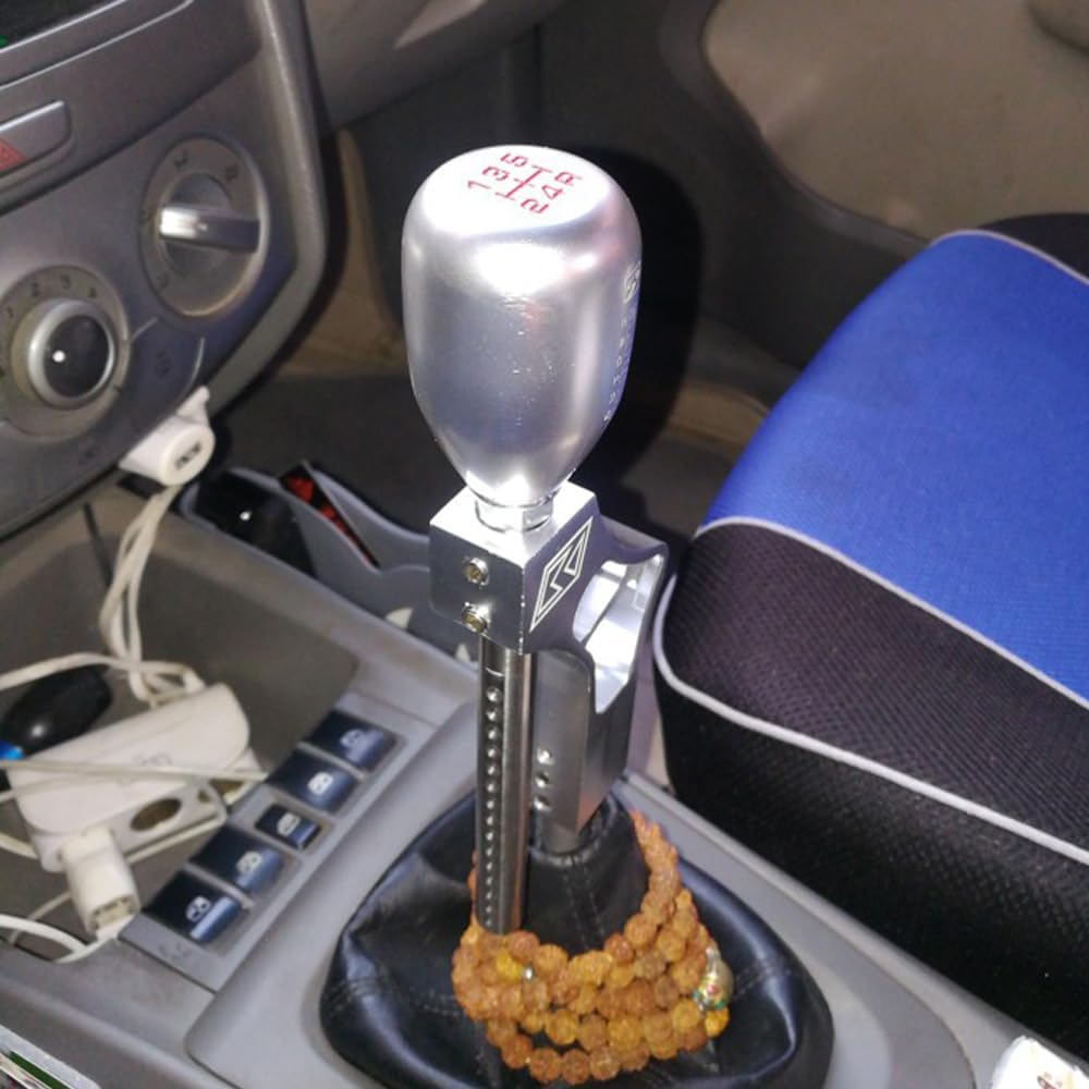 5-Speed MT Compatible Aluminum Shift Knob 3 Colors Gray Silver Black Fits Kei Trucks & Cars