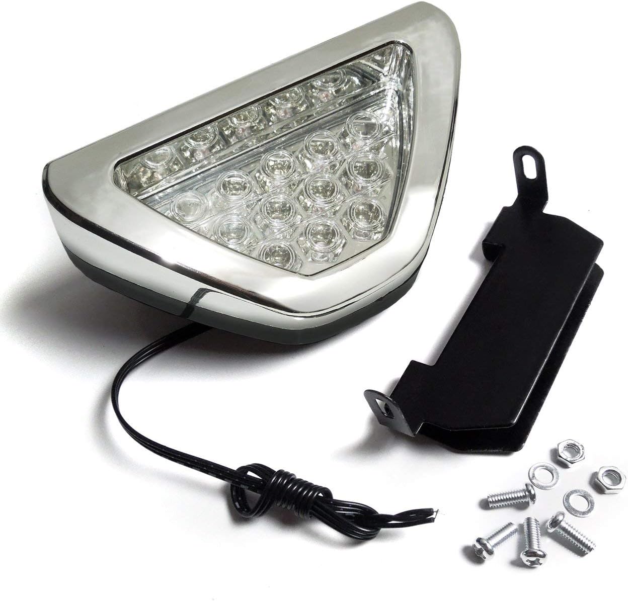 Chrome Plated Strobe Flashing Brake Lamp Fits Super Carry DA16T Racing Style