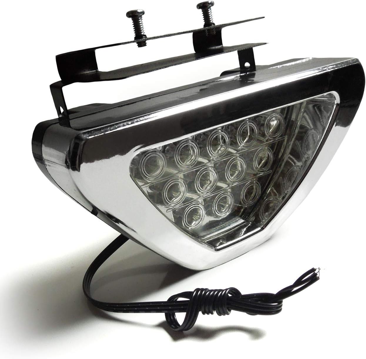 Chrome Plated Strobe Flashing Brake Lamp Fits Super Carry DA16T Racing Style