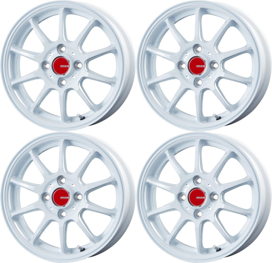 14-inch 4.5J White Wheel set of 4 fits Carry DA16T