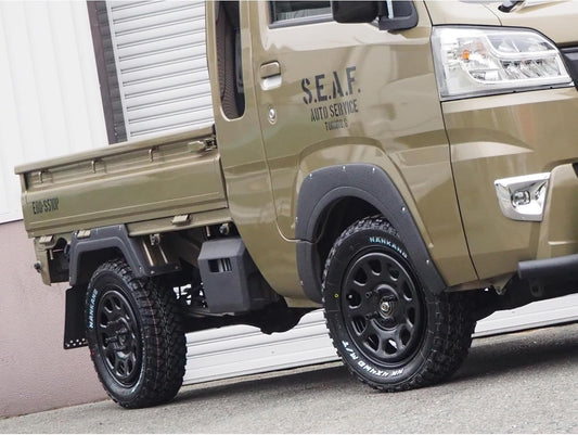 14-inch Black Wheels set of 4 fits Carry DA16T