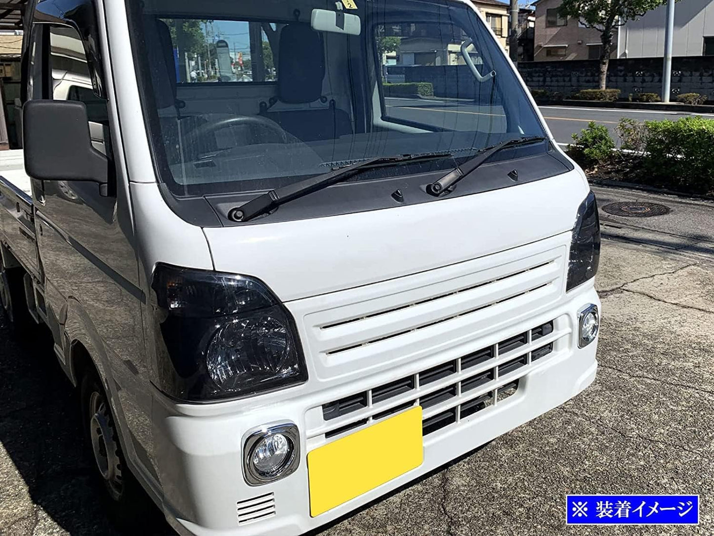 Smoke Headlight Cover Garnish Panel for Suzuki Carry Truck DA16T – Front Lamp Bezel