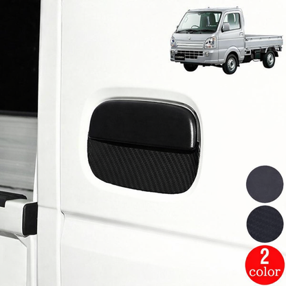 Door Handle Under Protector Rubber Scratch Guard Cover 2pcs Matte Black / Carbon Style Fits DA16T Carry / Super Carry