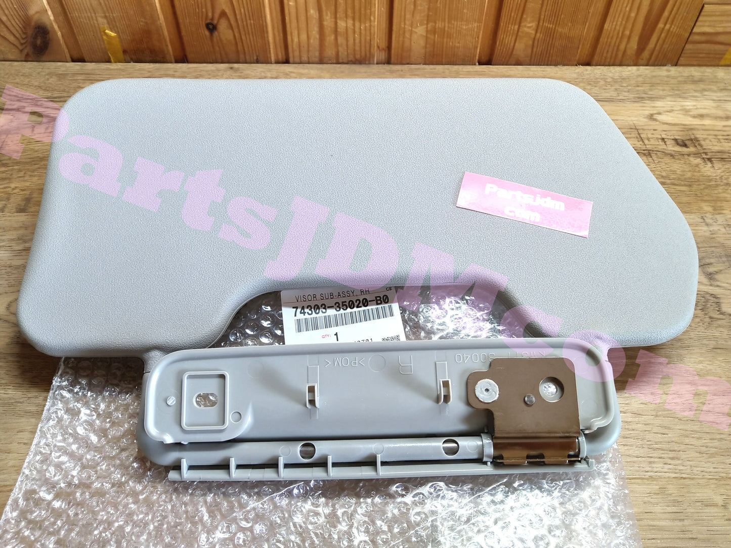 واقي الشمس الأصلي من تويوتا JDM 74303-35020-B0، الجانب الأيمن (جهة الراكب) OEM