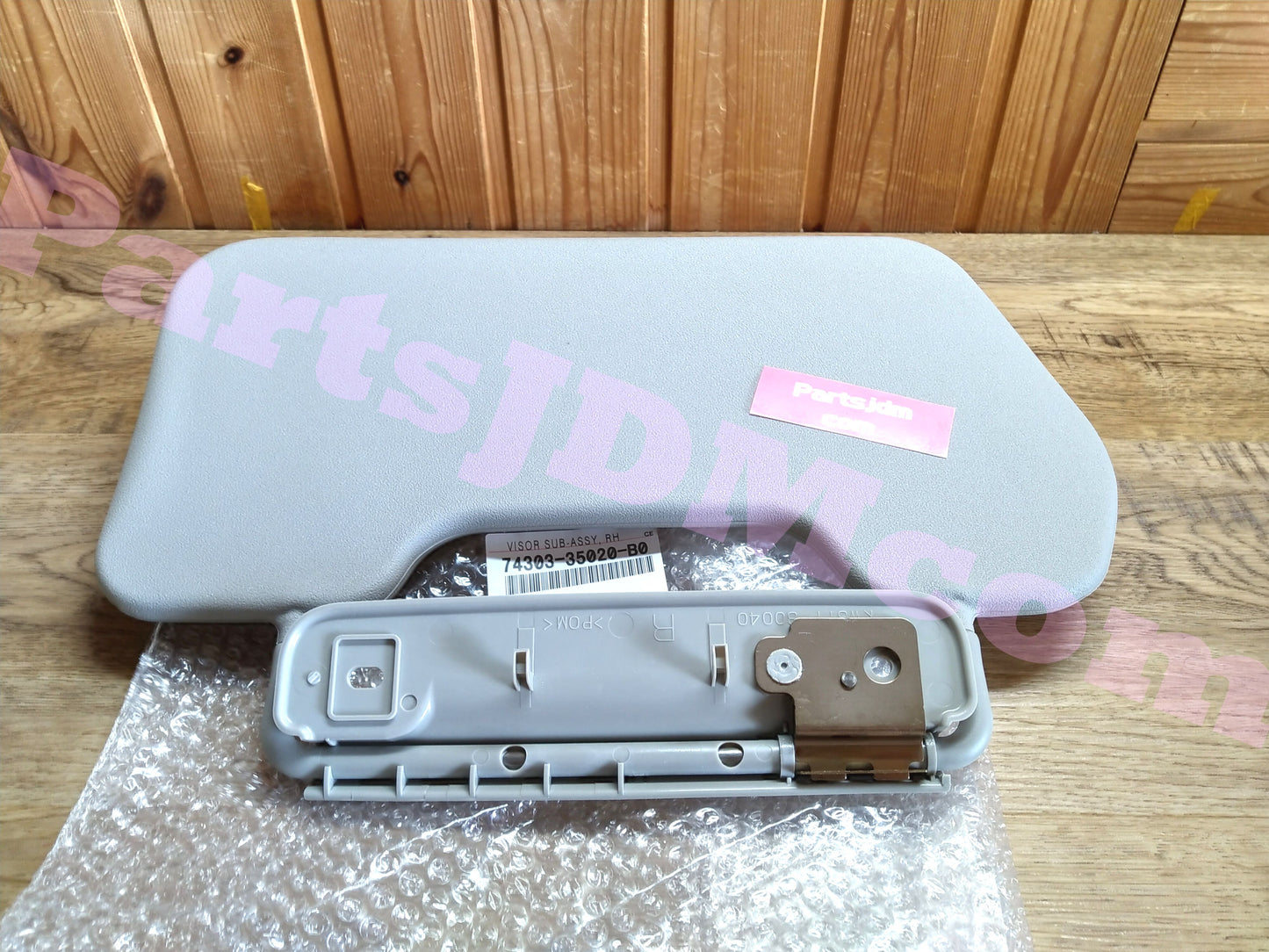 واقي الشمس الأصلي من تويوتا JDM 74303-35020-B0، الجانب الأيمن (جهة الراكب) OEM