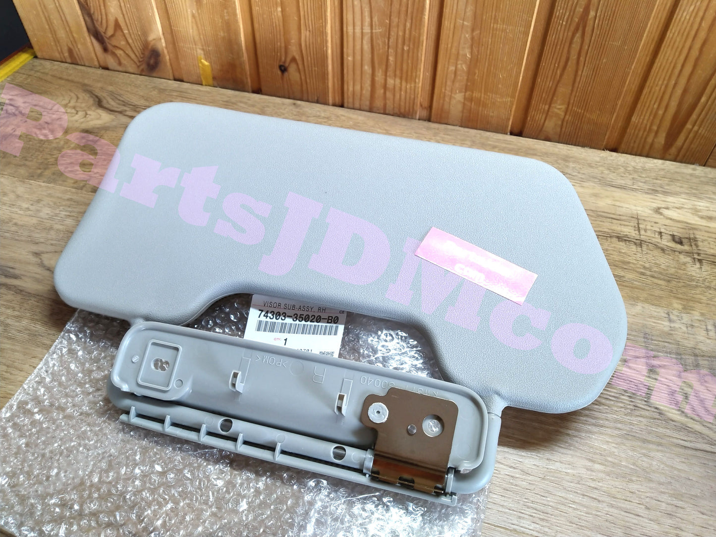 واقي الشمس الأصلي من تويوتا JDM 74303-35020-B0، الجانب الأيمن (جهة الراكب) OEM