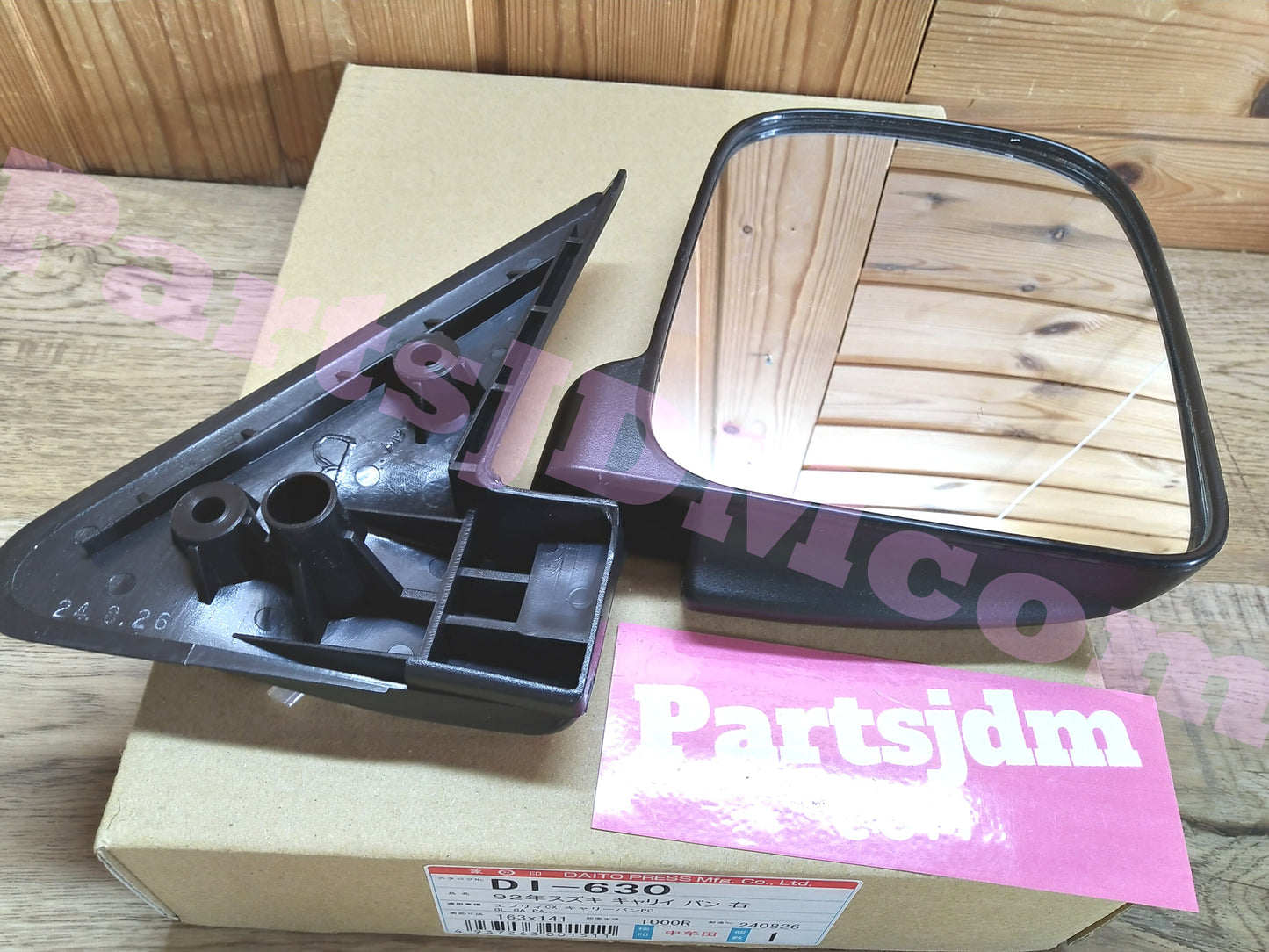 For SUZUKI CARRY RH 91- DI-630 Rear view Mirror Right JDM DAITO PRESS