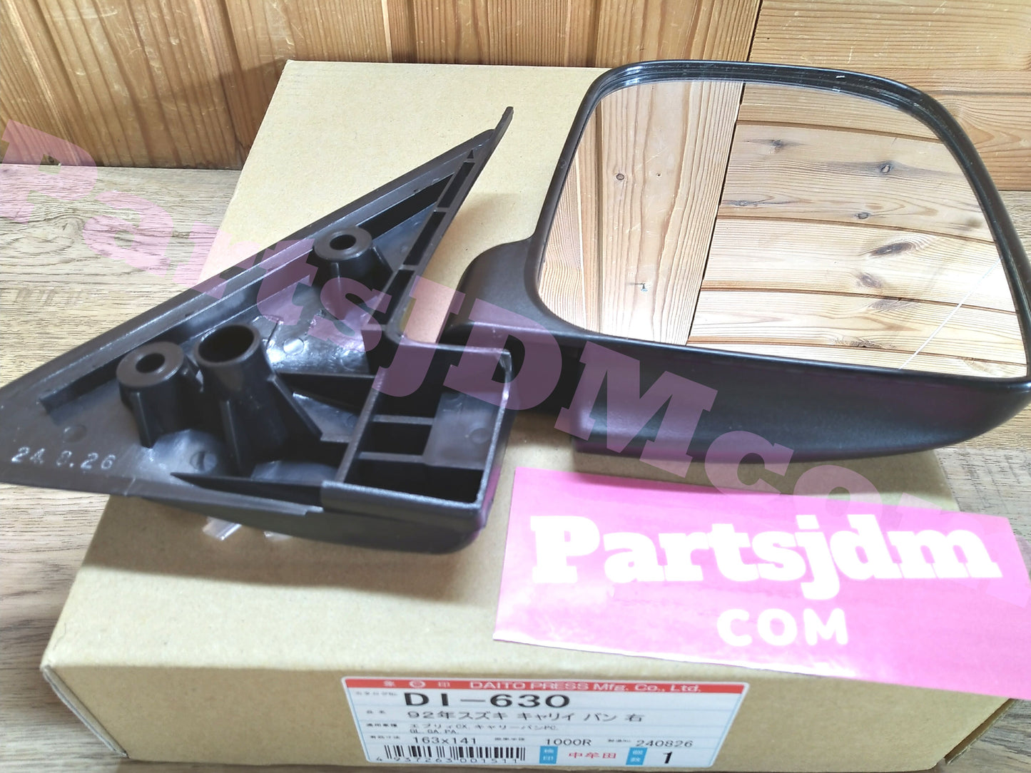 For SUZUKI CARRY RH 91- DI-630 Rear view Mirror Right JDM DAITO PRESS