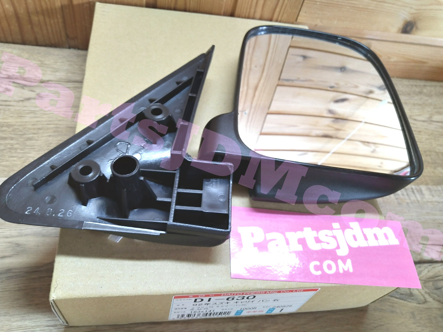 For SUZUKI CARRY RH 91- DI-630 Rear view Mirror Right JDM DAITO PRESS