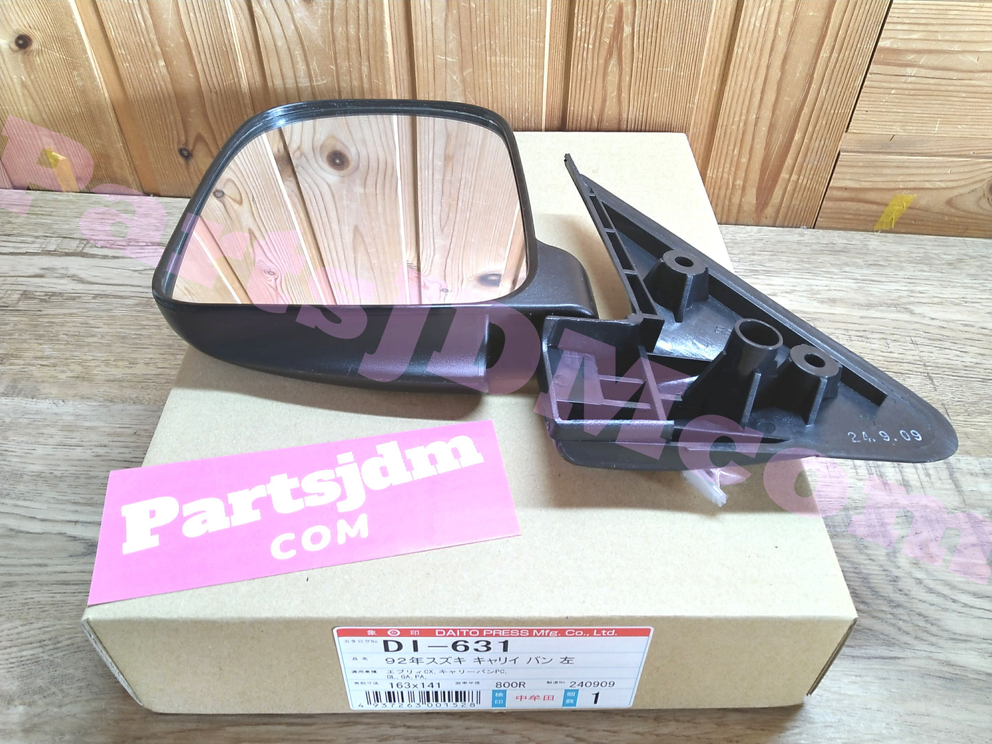 For SUZUKI CARRY RH 91- DI-631 Rear view Mirror Left JDM DAITO PRESS
