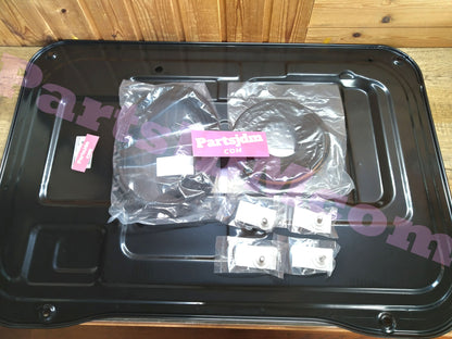 SUBARU Genuine Sambar Trap door Service hole cover truck engine hood & Lid Molding & BOLT set TV1 TT1