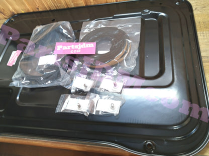 SUBARU Genuine Sambar Trap door Service hole cover truck engine hood & Lid Molding & BOLT set TV1 TT1