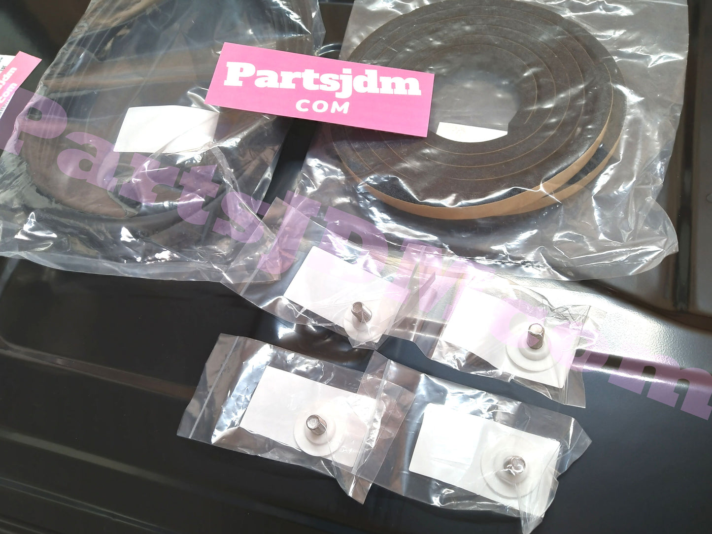 SUBARU Genuine Sambar Trap door Service hole cover truck engine hood & Lid Molding & BOLT set TV1 TT1