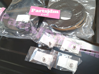 SUBARU Genuine Sambar Trap door Service hole cover truck engine hood & Lid Molding & BOLT set TV1 TT1