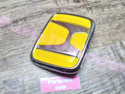 HONDA GENUINE JDM S2000 AP1 AP2 Yellow H Emblem Badge Ornament OEM Parts