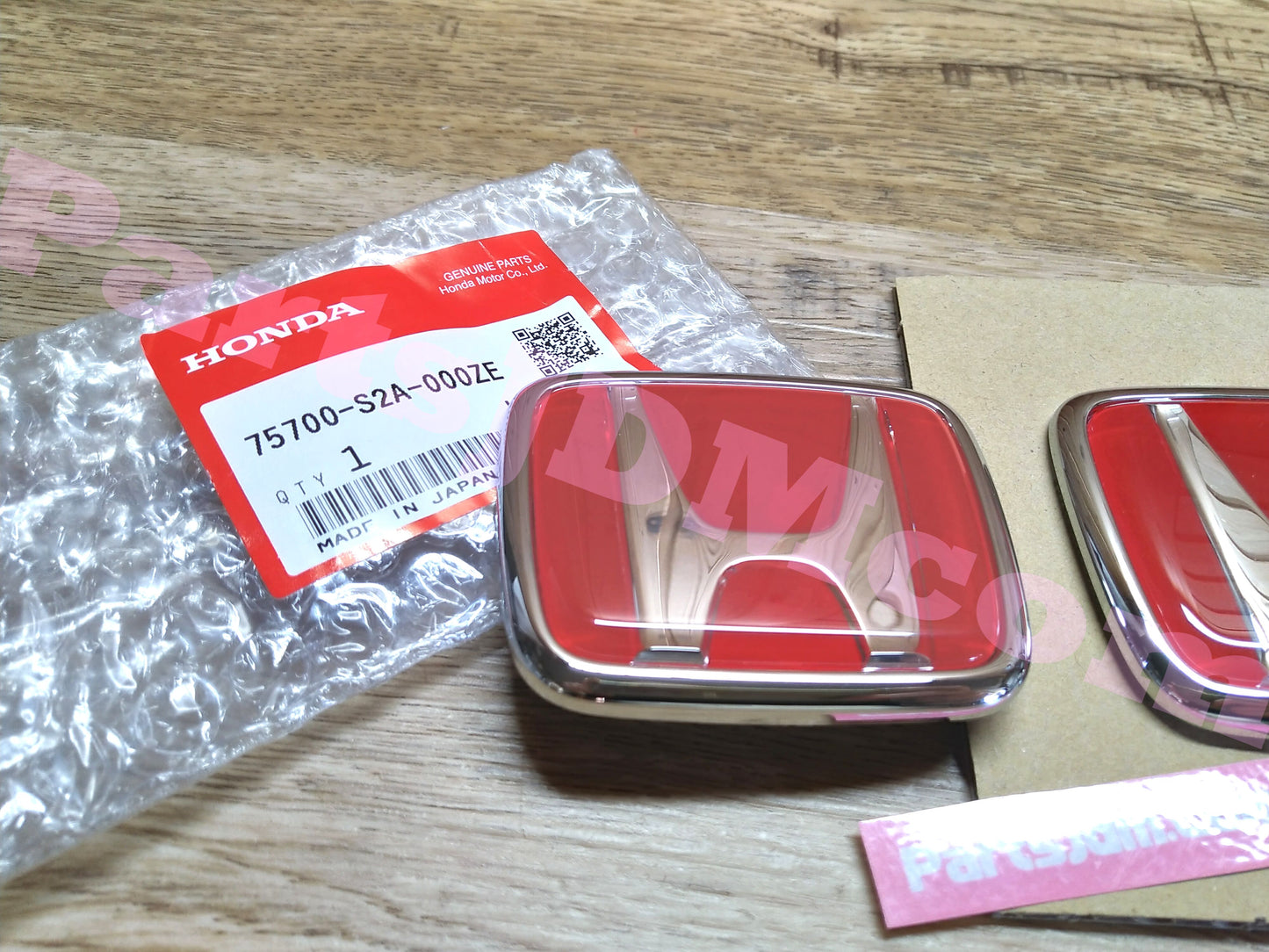 Genuine Honda S2000 AP1 AP2 Emblem Red M Front & Rear set