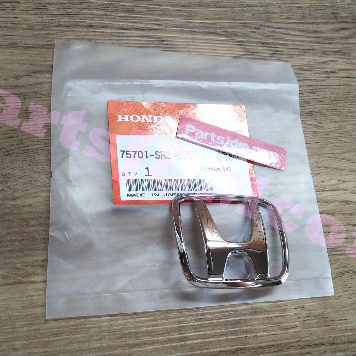 Genuine HONDA Civic 3D Emblem Rear center H 75701-SR3-000