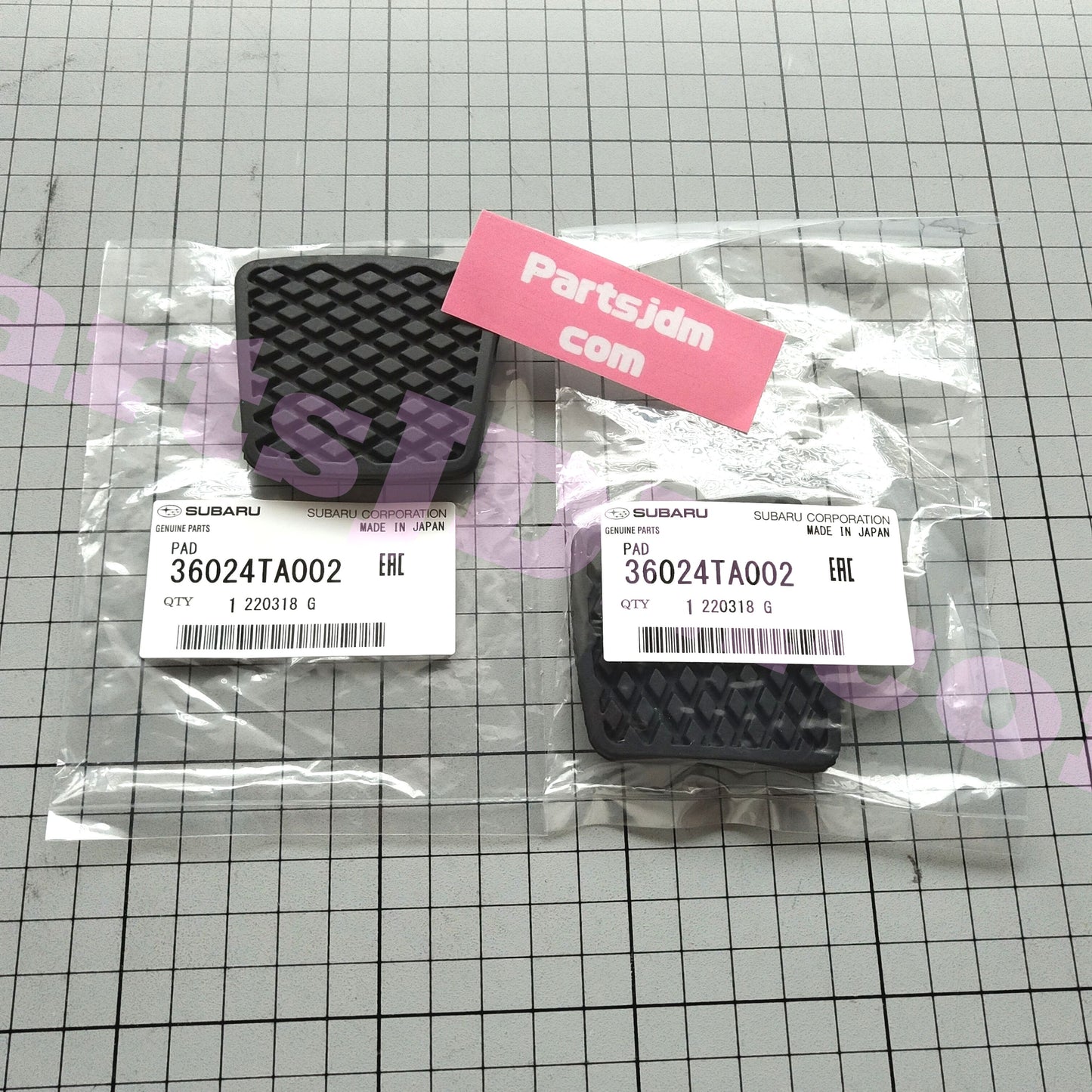 Subaru Genuine JDM Brake OR Clutch Pedal Pad Sambar KS4 KS3 KV4 KV3 set of two
