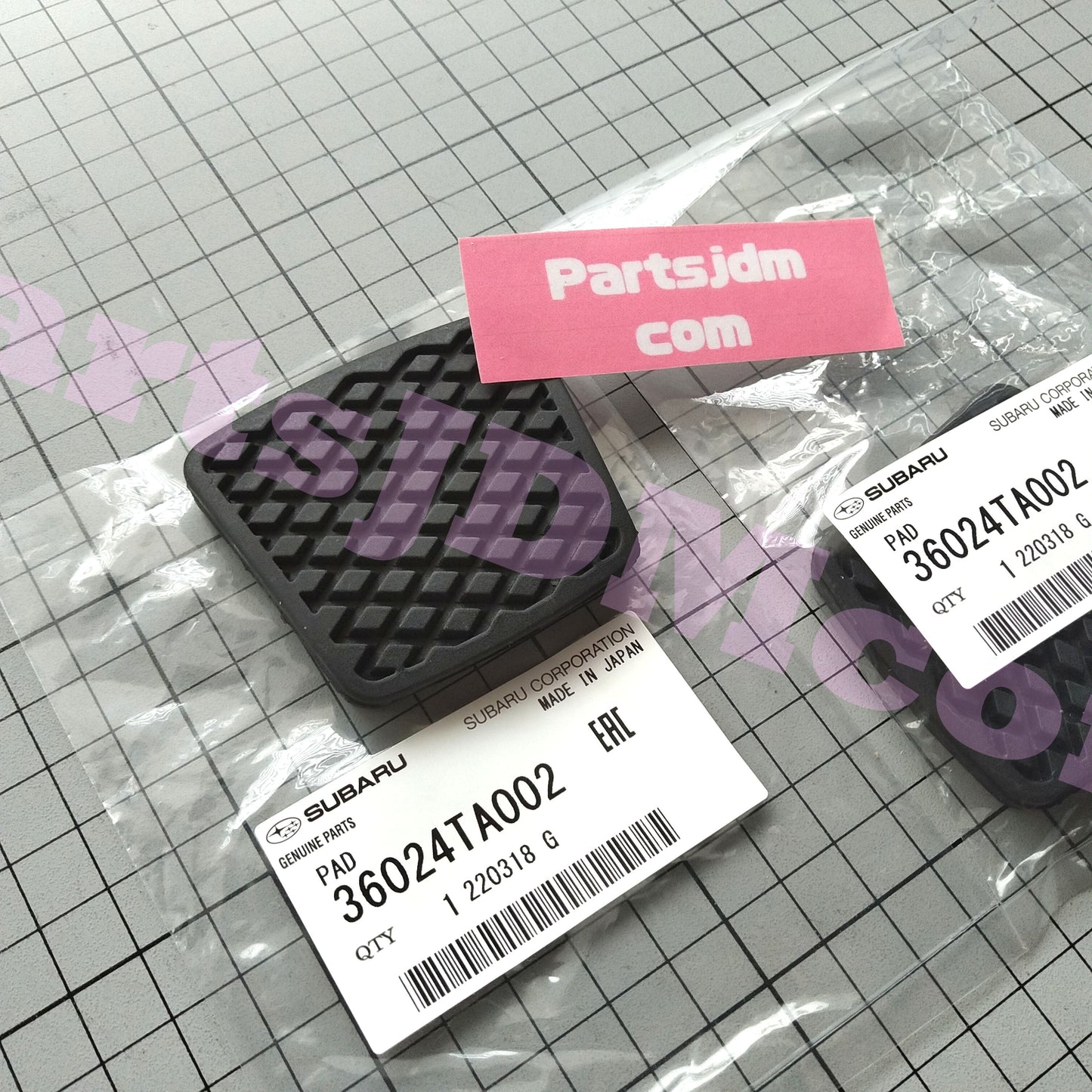 Subaru Genuine JDM Brake OR Clutch Pedal Pad Sambar KS4 KS3 KV4 KV3 set of two