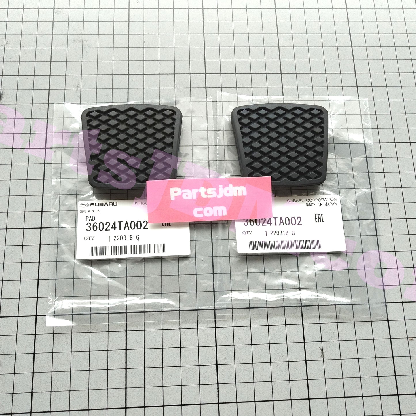 Subaru Genuine JDM Brake OR Clutch Pedal Pad Sambar KS4 KS3 KV4 KV3 set of two