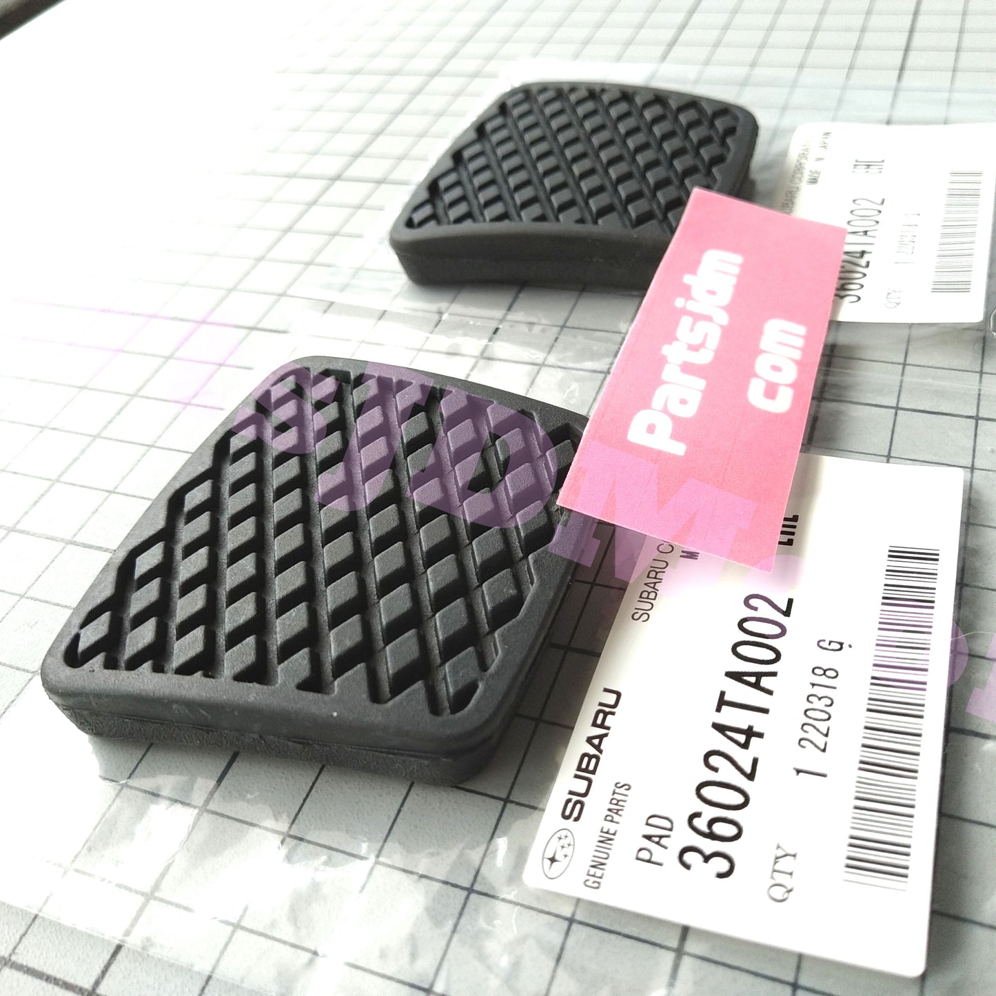Subaru Genuine JDM Brake OR Clutch Pedal Pad Sambar KS4 KS3 KV4 KV3 set of two
