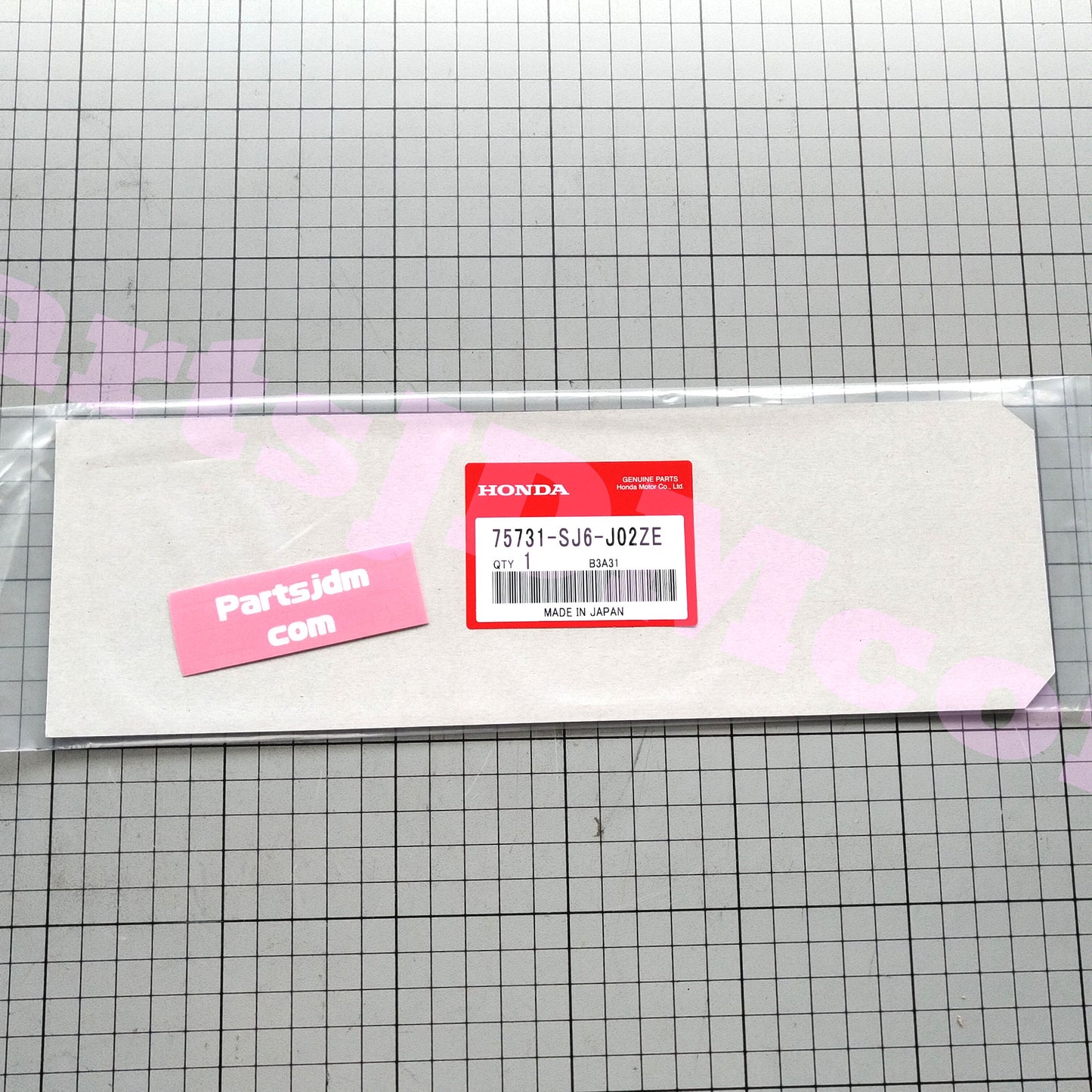 HONDA Genuine JDM Kei Mini Truck H ACTY 12VALVE 660 Sticker 75731-SJ6-J02ZE