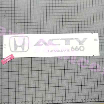 HONDA Genuine JDM Kei Mini Truck H ACTY 12VALVE 660 Sticker 75731-SJ6-J02ZE