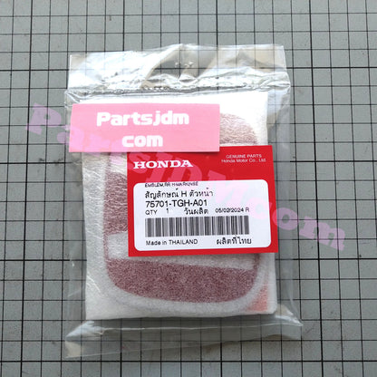 HONDA Genuine JDM CIVIC TYPE-R FK8 2017-2019 Rear Red H Emblem