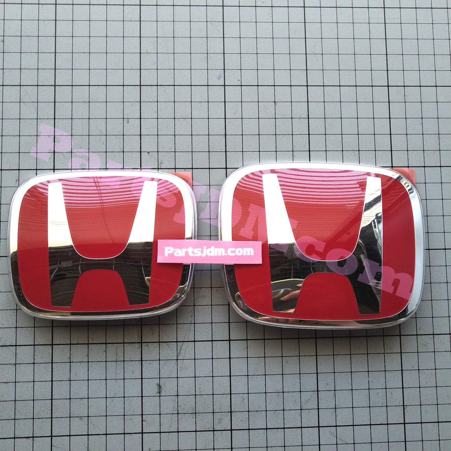 HONDA Genuine JDM CIVIC TYPE-R FK8 2017-2019 Front & Rear Red H Emblem Set OEM