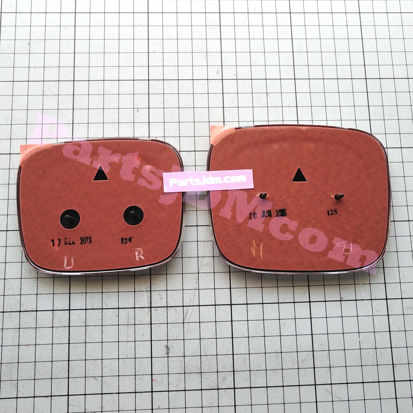 HONDA Genuine JDM CIVIC TYPE-R FK8 2017-2019 Front & Rear Red H Emblem Set OEM