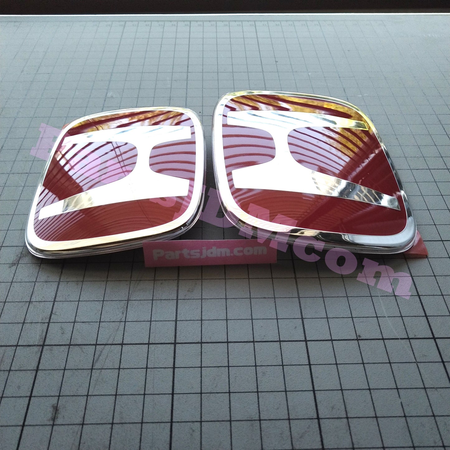 HONDA Genuine JDM CIVIC TYPE-R FK8 2017-2019 Front & Rear Red H Emblem Set OEM