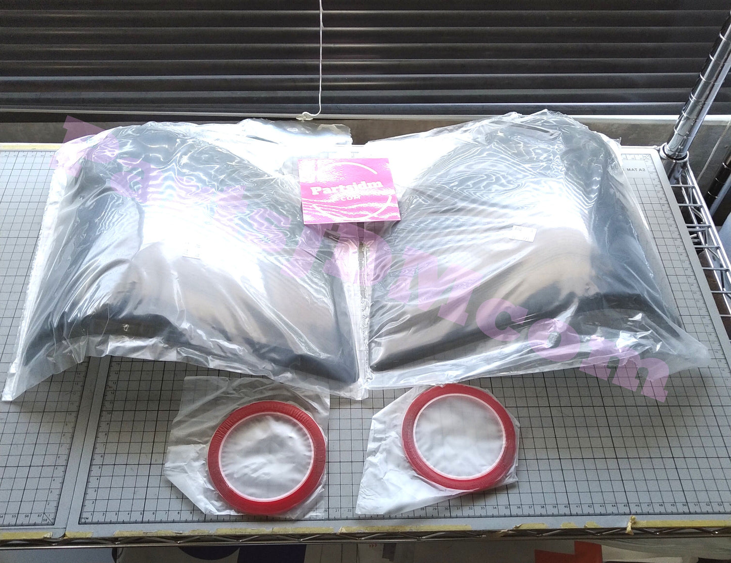 Smoke Headlight Cover Garnish Panel for Suzuki Carry Truck DA16T – Front Lamp Bezel